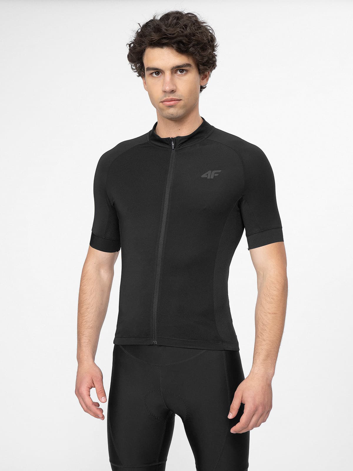 4F 4FSS23TFTSM173 DEEP BLACK Pánský cyklistický dres US L 4FSS23TFTSM173 DEEP BLACK - náhled 1
