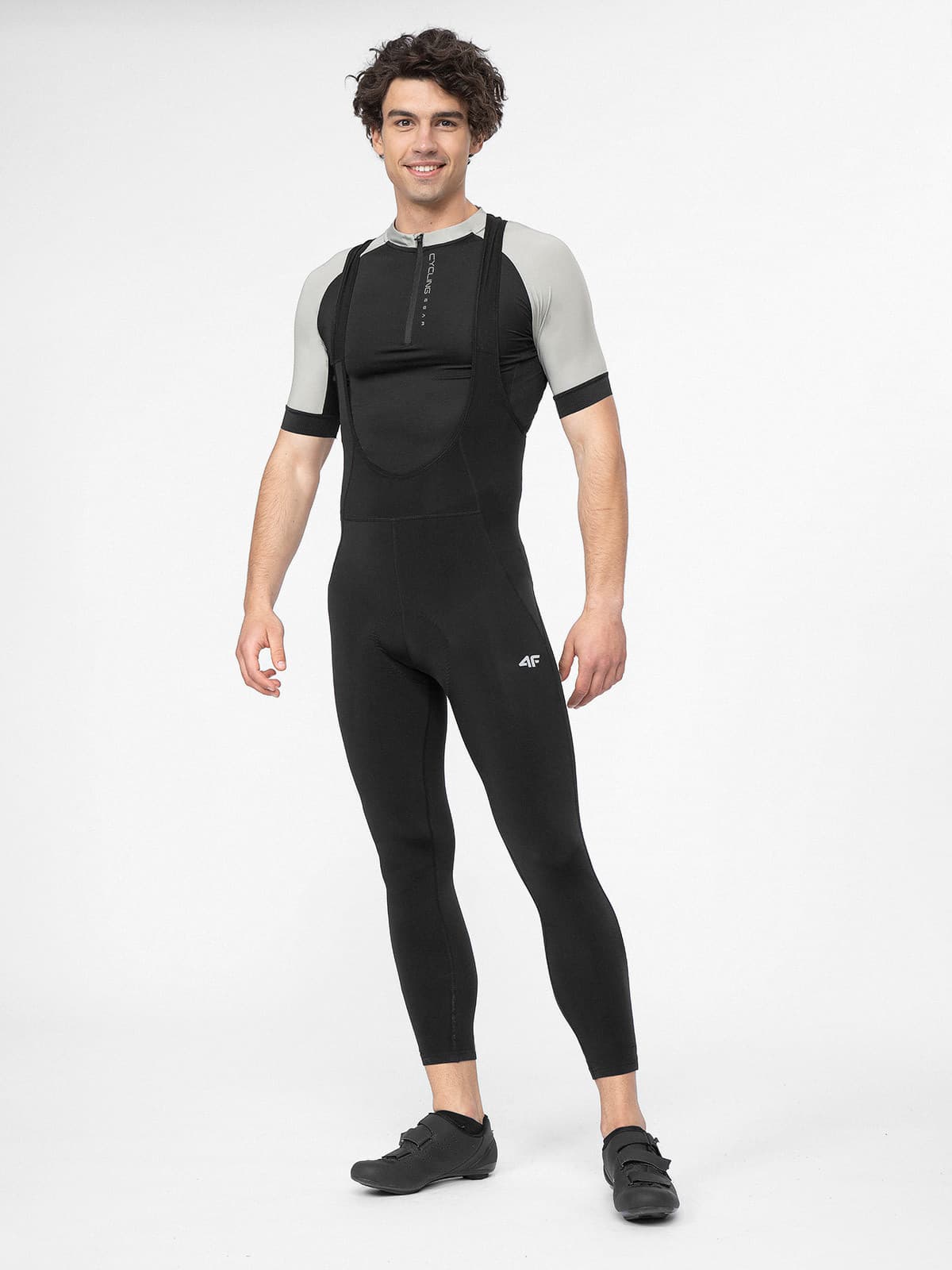 4F 4FSS23TFTIM105 DEEP BLACK Pánské cyklistické legíny US 3XL 4FSS23TFTIM105 DEEP BLACK - náhled 1