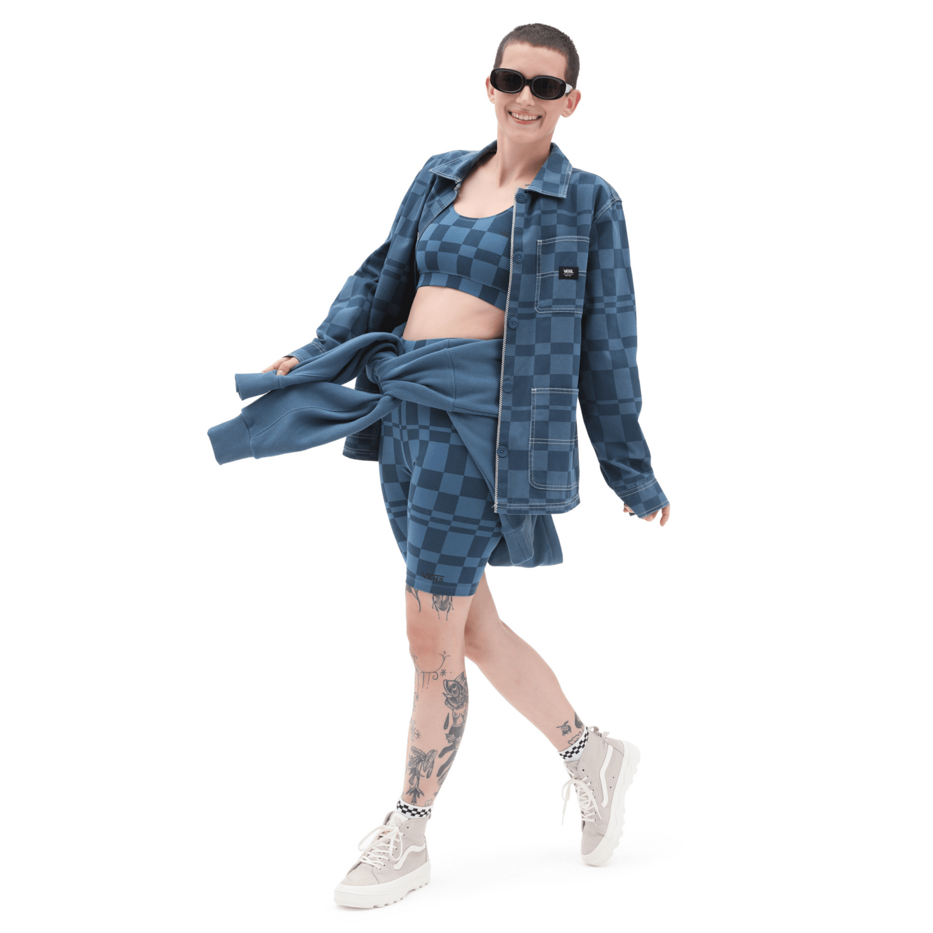 Vans WM FLYING V PRINT LEGGING SHORT Dámské legínové kraťasy US L VN0A7PNEBR41 - náhled 2
