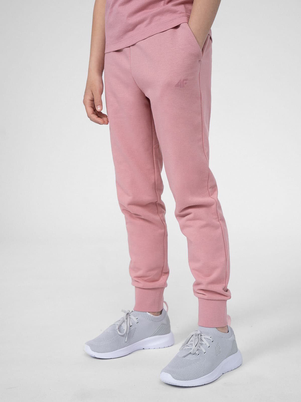 4F 4FJSS23TTROF130 PINK Dětské tepláky EU 122 4FJSS23TTROF130 PINK - náhled 4