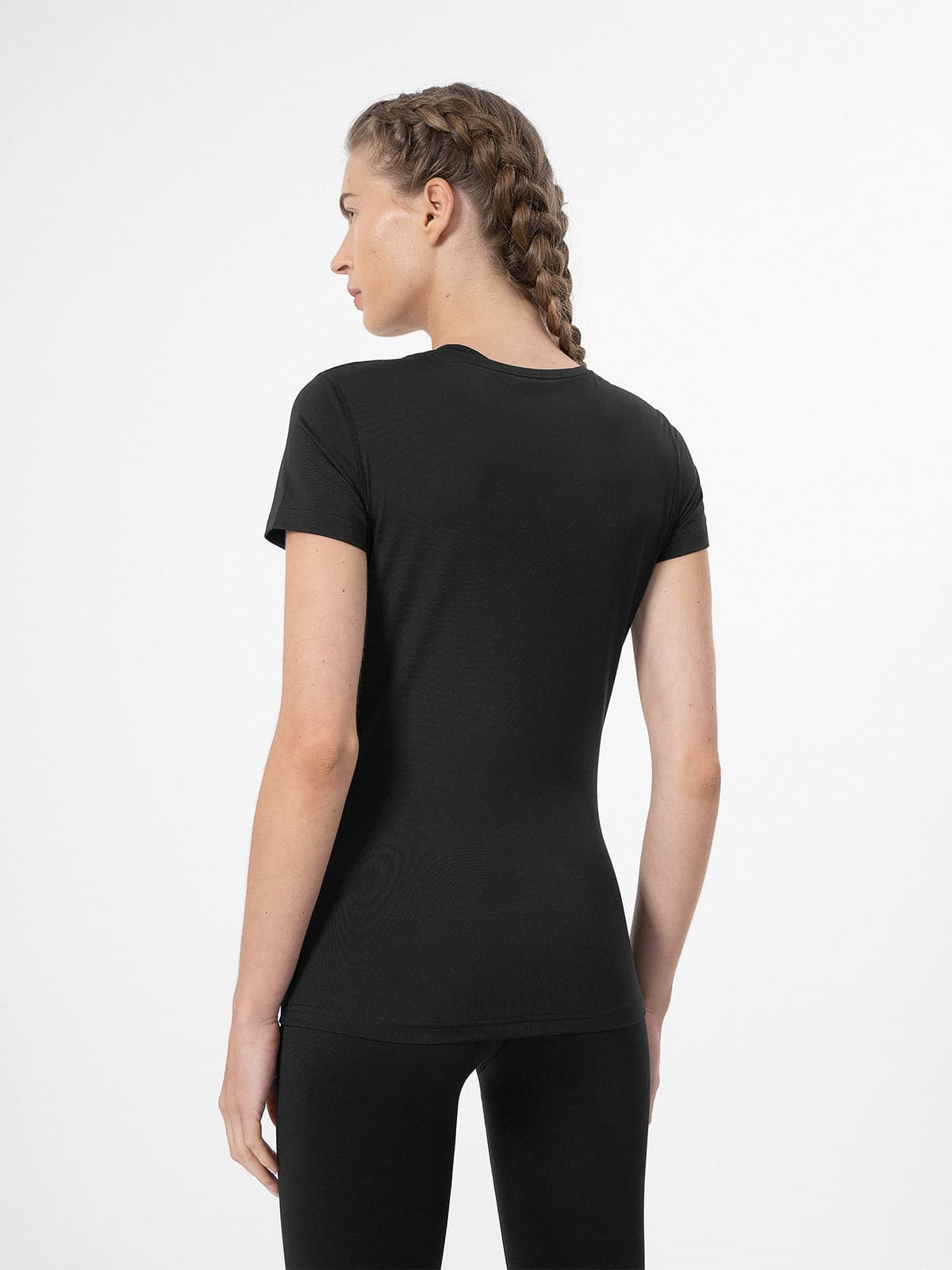 4F 4FSS23TFTSF261 DEEP BLACK Dámské tričko US XL 4FSS23TFTSF261 DEEP BLACK - náhled 4