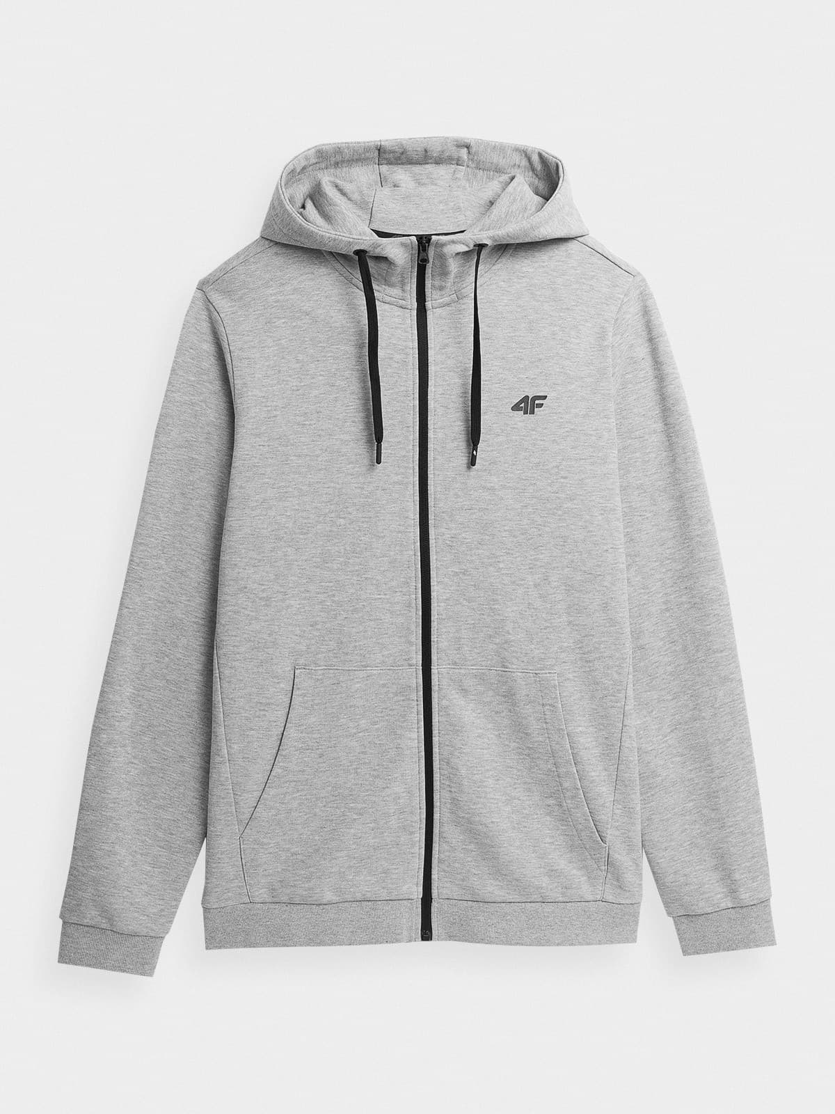 4F 4FSS23TSWSM354 COLD LIGHT GREY MELANGE Pánská mikina US 3XL 4FSS23TSWSM354 COL LI GRE MEL