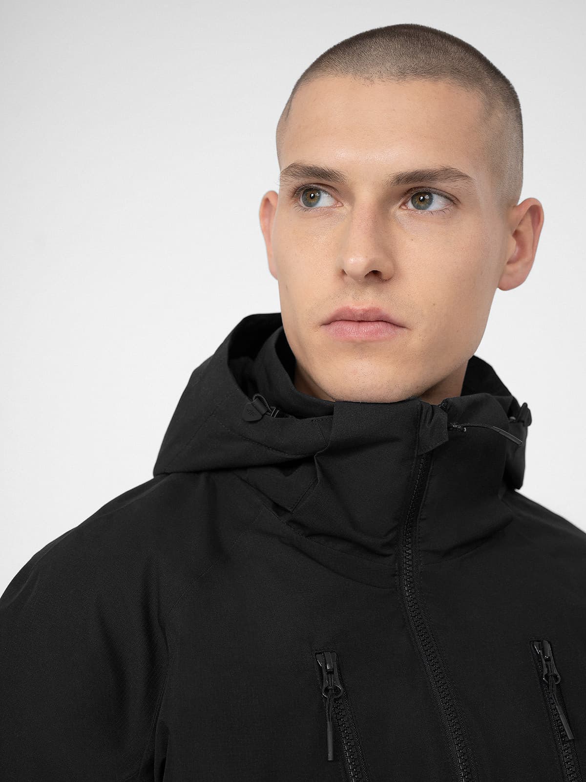 4F 4FSS23TTJAM081 DEEP BLACK Pánská bunda US 3XL 4FSS23TTJAM081 DEEP BLACK - náhled 3