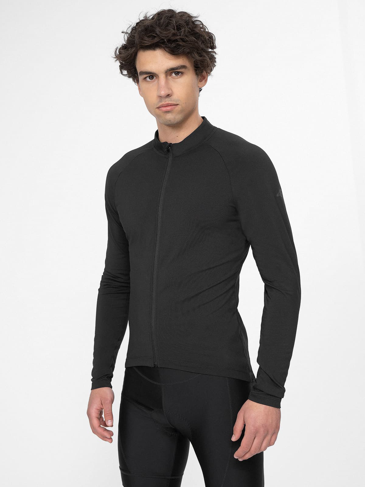 4F 4FSS23TFSWM174 DEEP BLACK Pánská cyklistická mikina US 3XL 4FSS23TFSWM174 DEEP BLACK - náhled 1