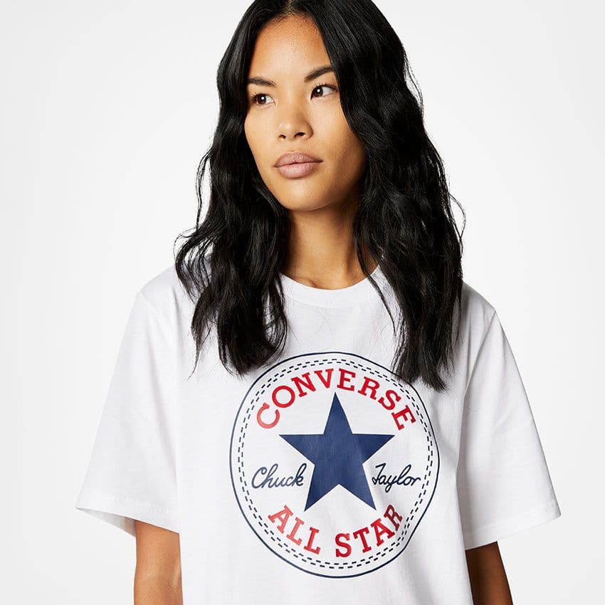 converse GO-TO ALL STAR PATCH LOGO STANDARD FIT T-SHIRT Unisex tričko US 2XL 10025459-A03 - náhled 4