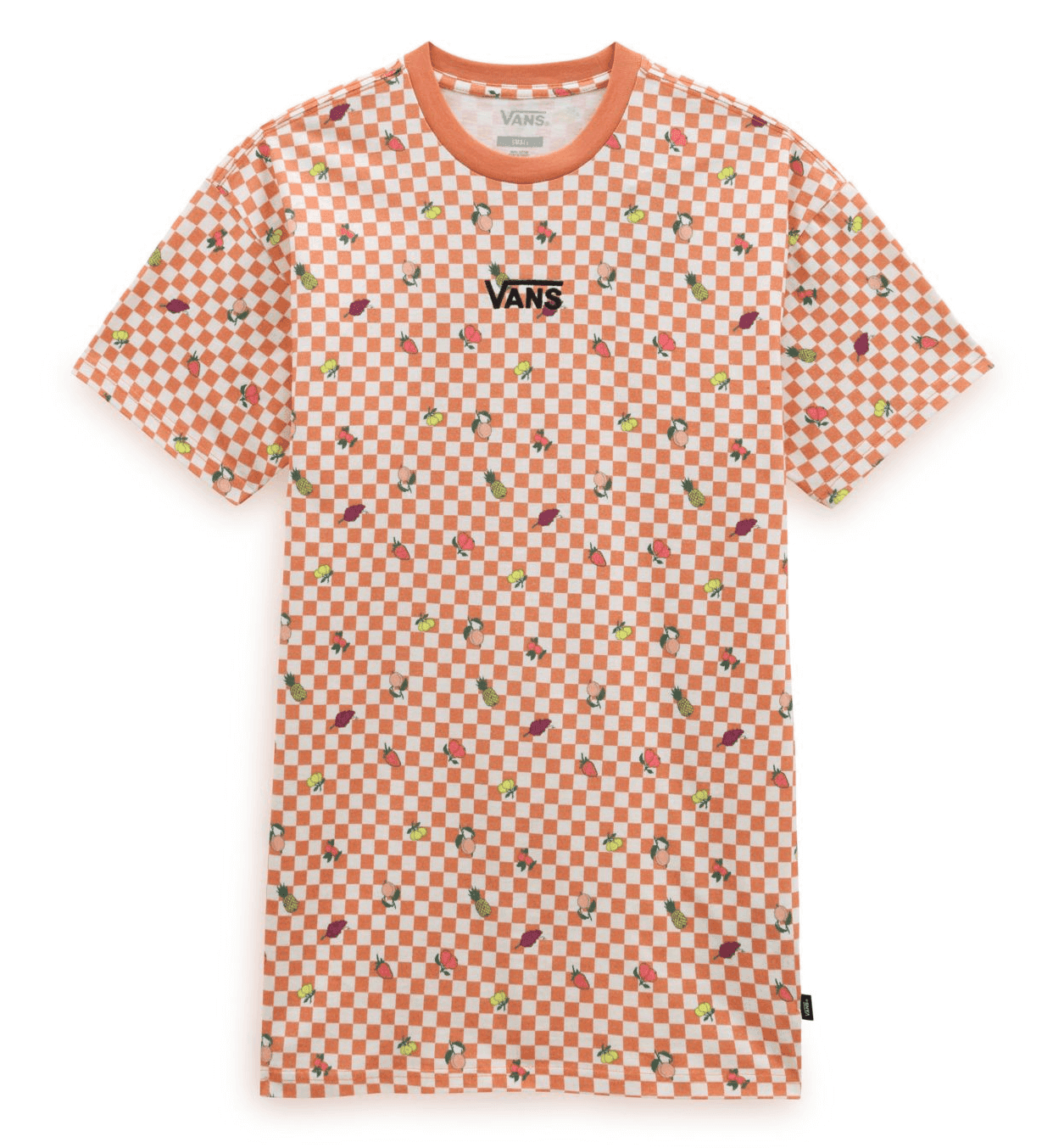 Vans CENTER VEE PRINT TEE DRESS Dámské šaty US L VN00046GBRW1 - náhled 1