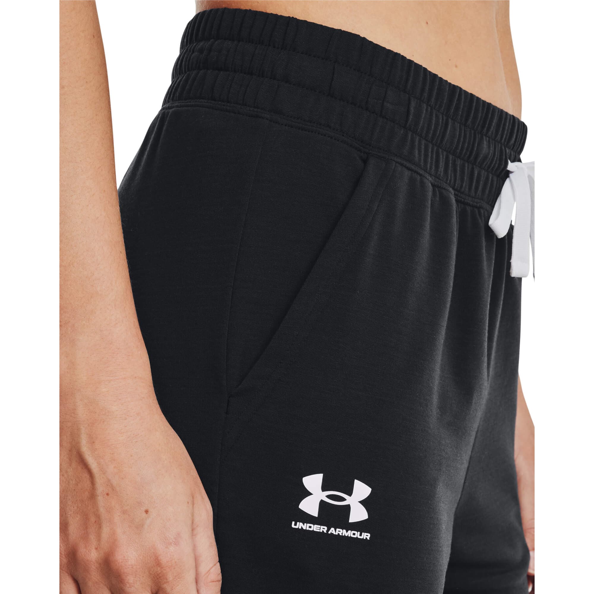 Under Armour Rival Terry Jogger Dámské tepláky US L 1369854-001 - náhled 4