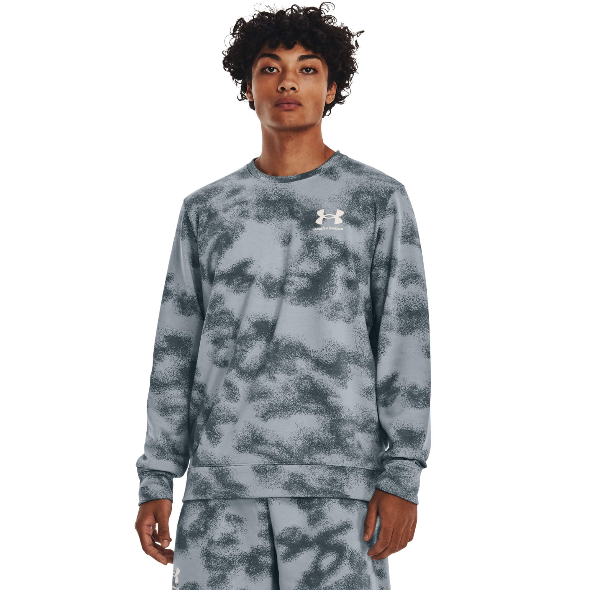 Under Armour UA Rival Terry Nov Crew Pánská mikina US 3XL 1377186-465 - náhled 1