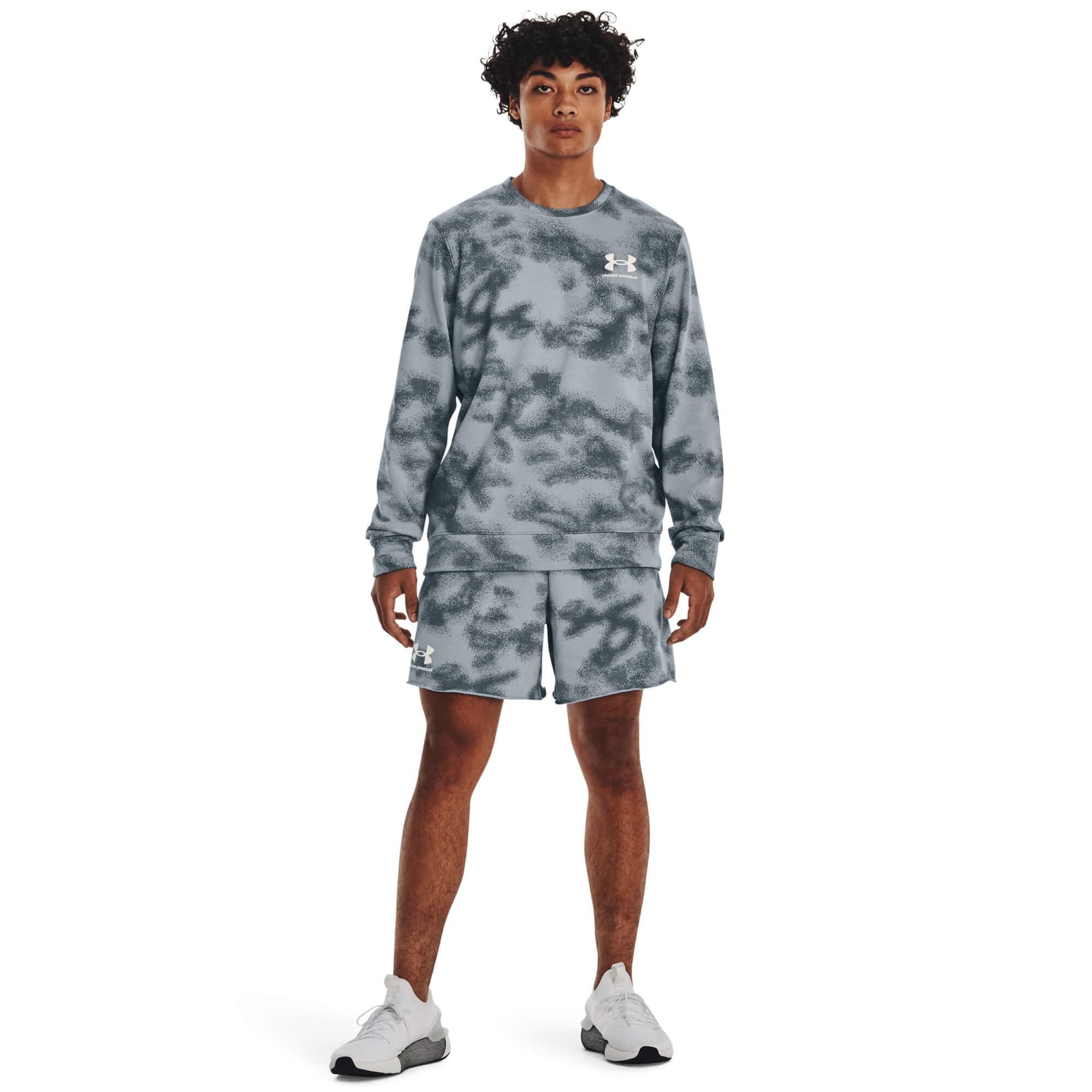 Under Armour UA Rival Terry Nov Crew Pánská mikina US 3XL 1377186-465 - náhled 4