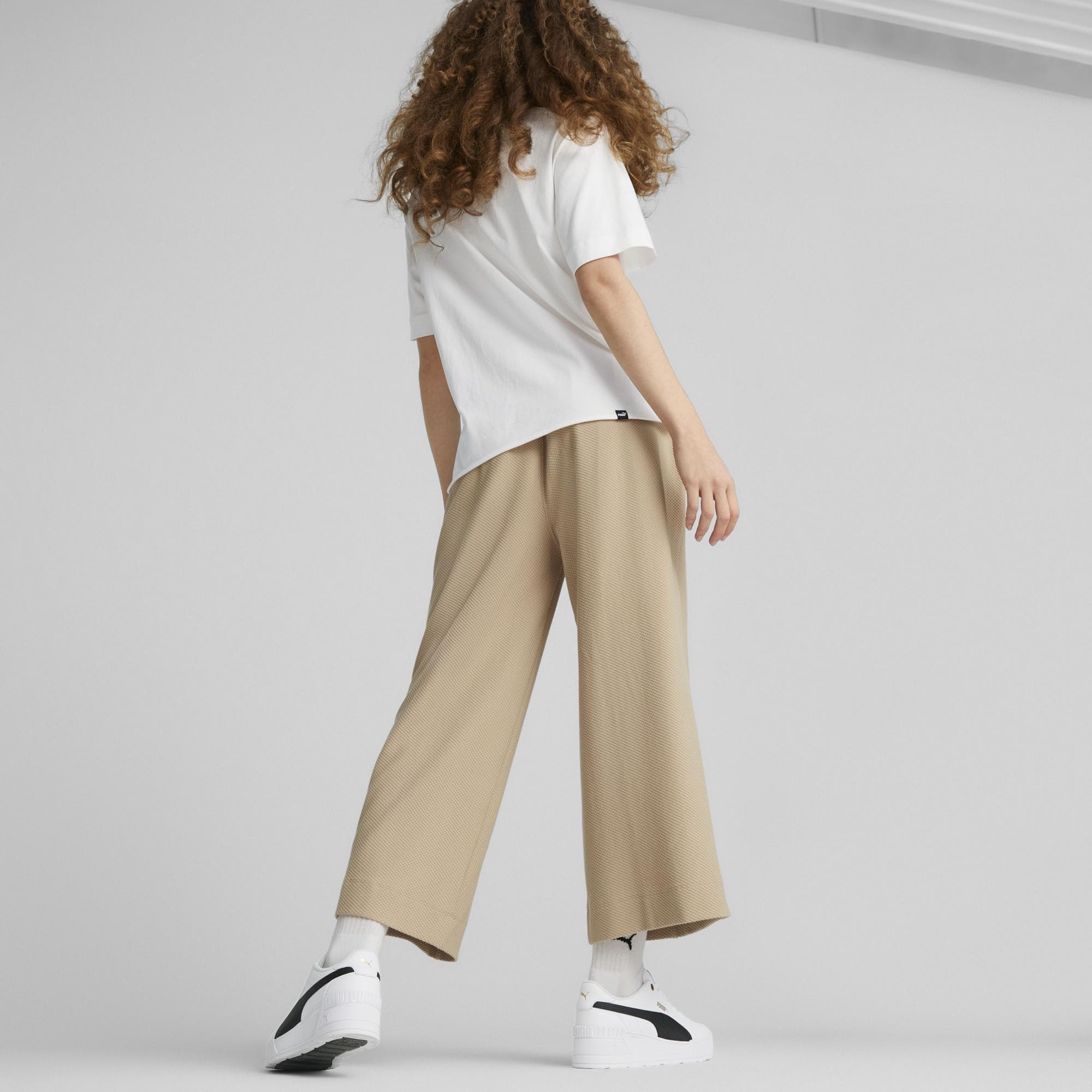 Puma HER Straight Pants Dámské tepláky US S 673113-89 - náhled 4