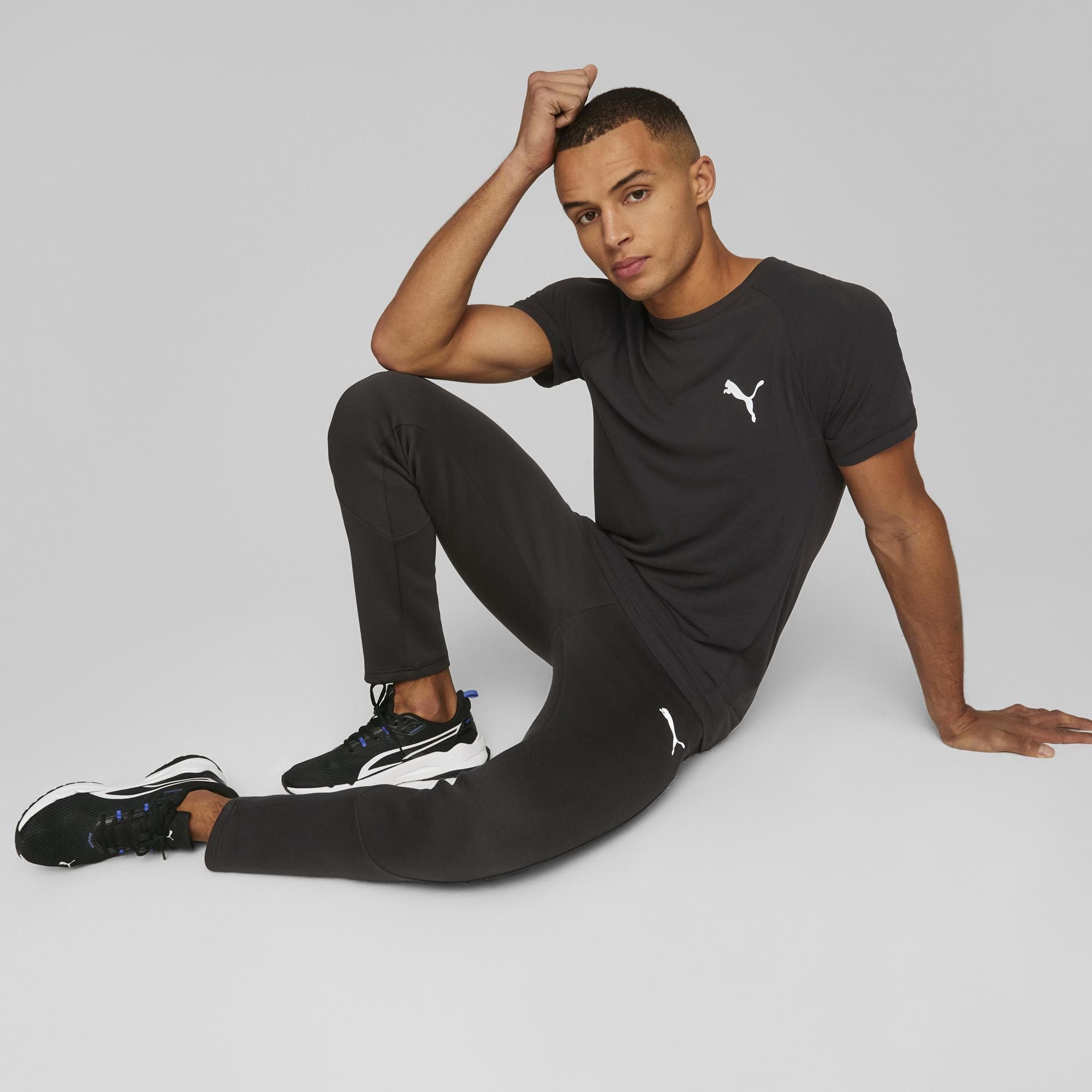 Puma EVOSTRIPE Pants Pánské tepláky US S 673315-01 - náhled 5