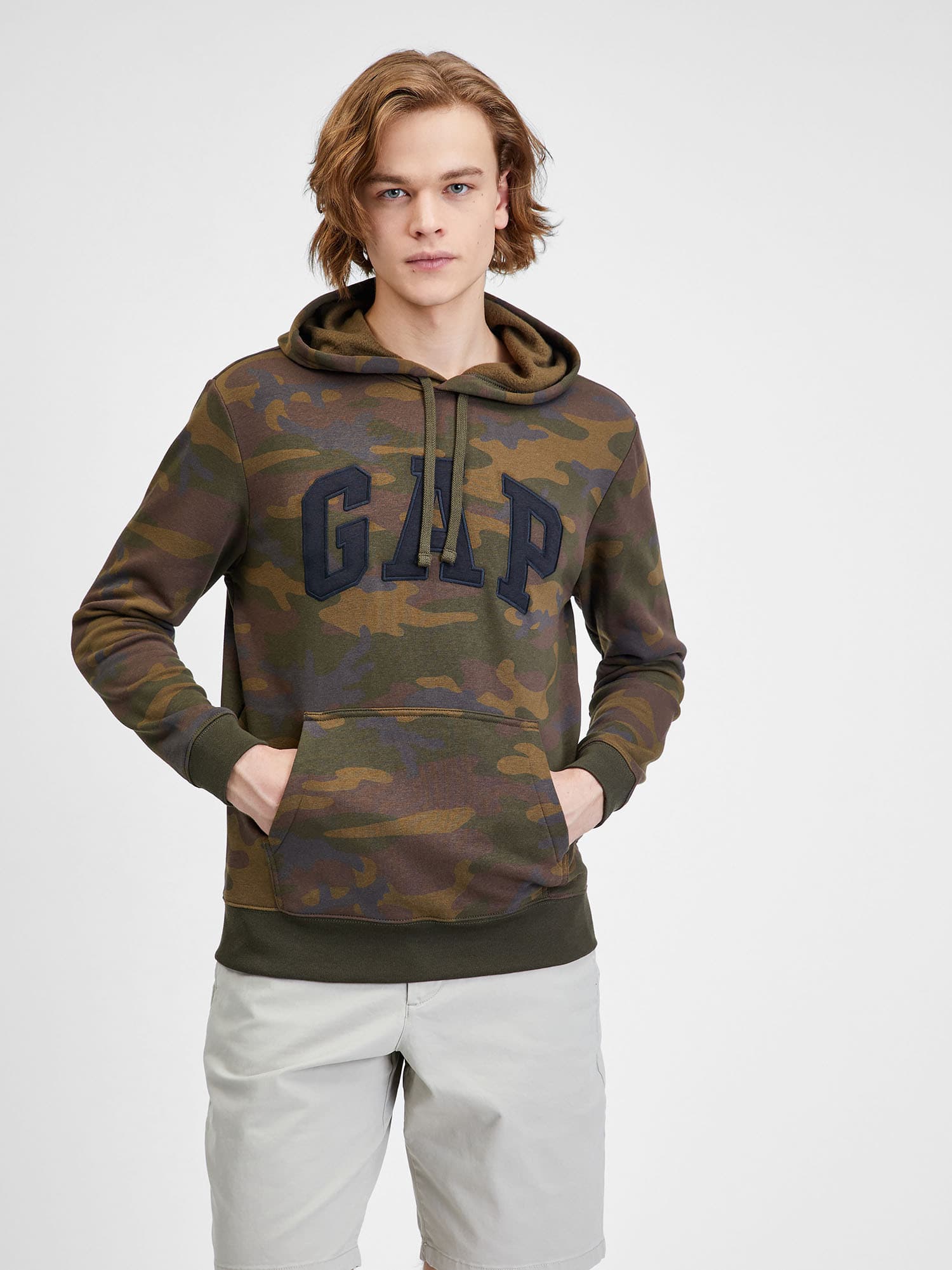 GAP V-PRINTED HERITAGE LOGO PO Pánská mikina US M 804039-00 - náhled 1