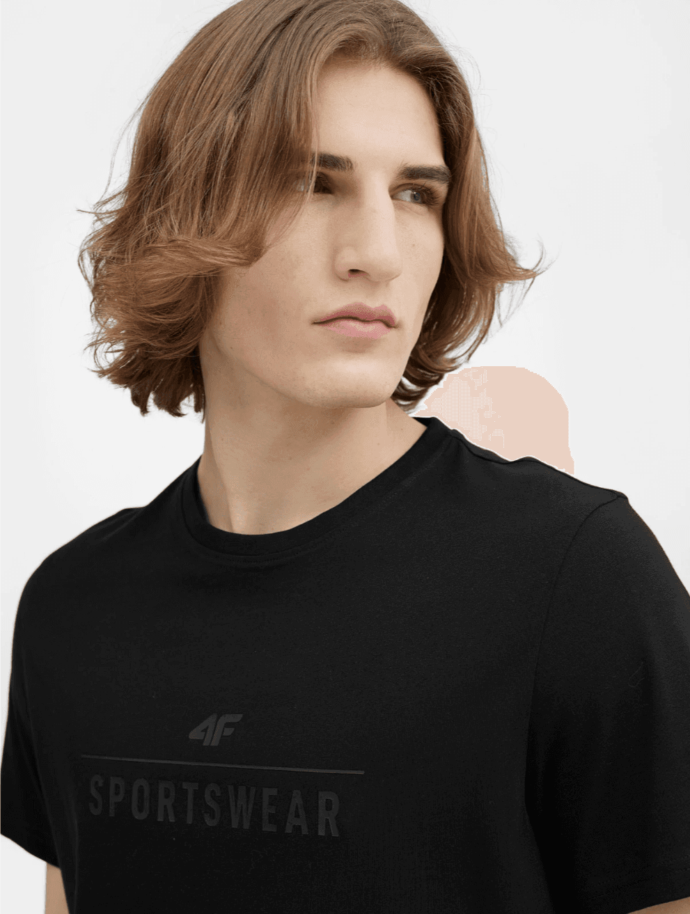 4F 4FSS23TTSHM539 DEEP BLACK Pánské tričko US M 4FSS23TTSHM539 DEEP BLACK - náhled 3