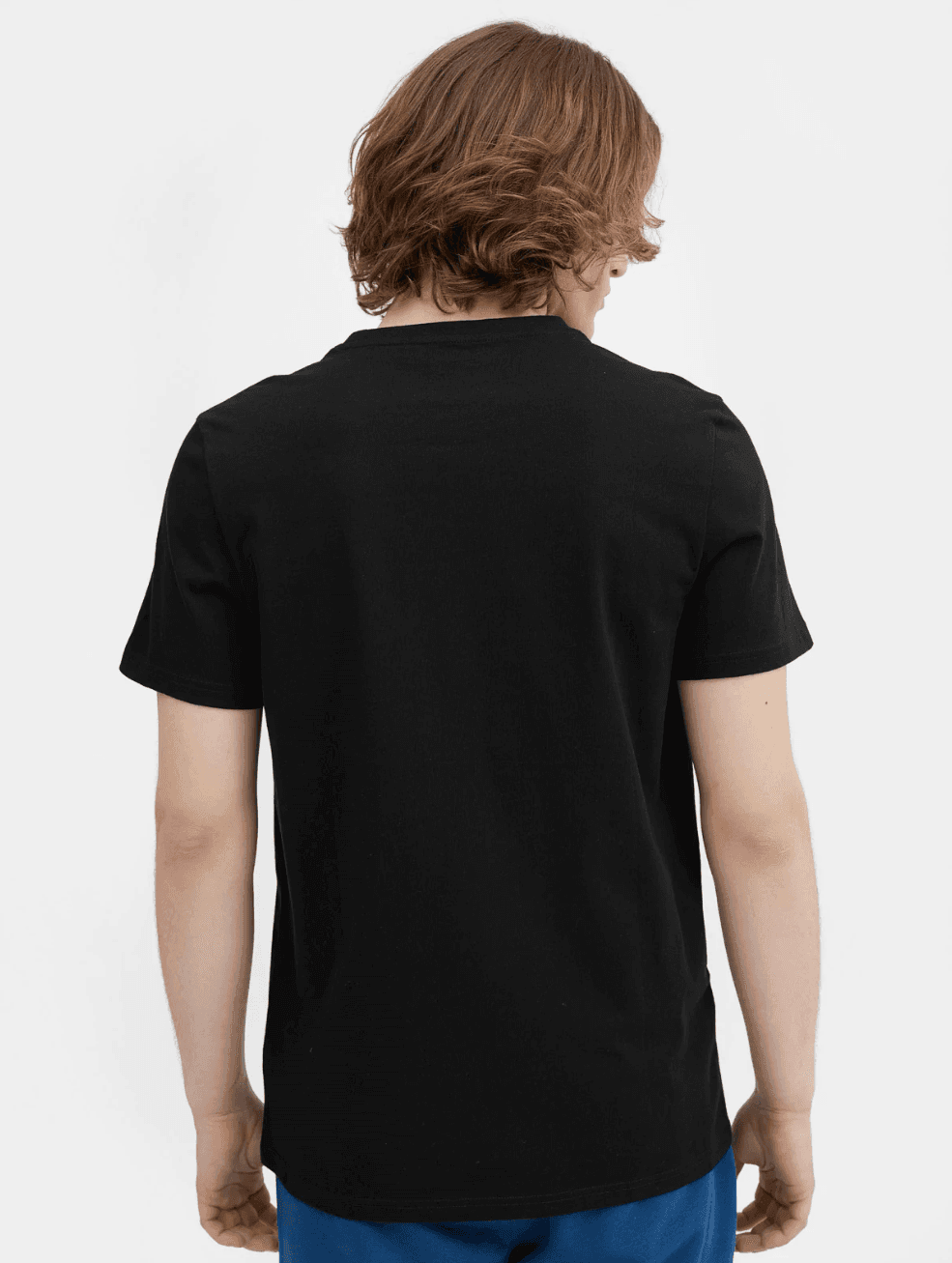 4F 4FSS23TTSHM539 DEEP BLACK Pánské tričko US M 4FSS23TTSHM539 DEEP BLACK - náhled 2