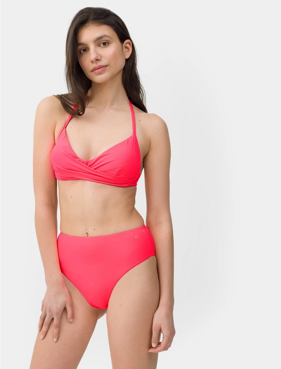 4F 4FSS23UBKTF027 PINK NEON Horní díl plavek US L 4FSS23UBKTF027 PINK NEON - náhled 3