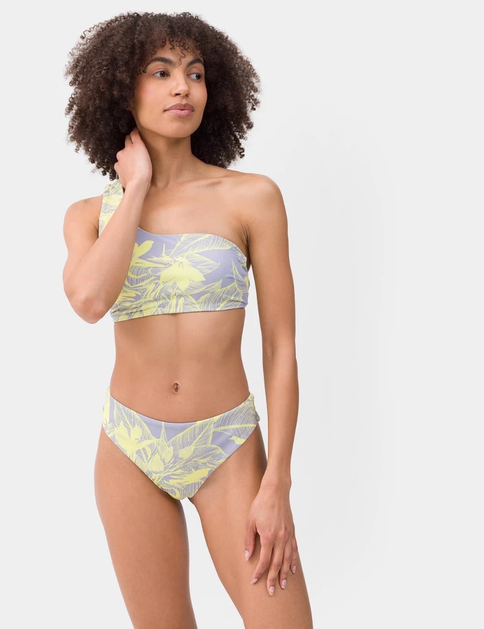 4F 4FSS23UBKTF025 LIGHT LEMON ALLOVER Horní díl plavek US L 4FSS23UBKTF025 LIG LEM ALLO - náhled 2
