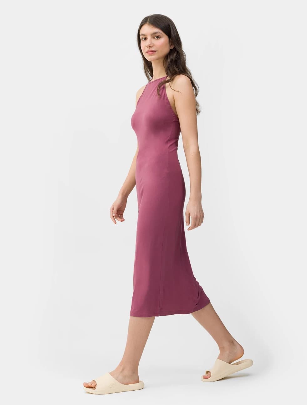 4F 4FSS23TDREF050 DARK PINK Dámské šaty US L 4FSS23TDREF050 DARK PINK - náhled 1