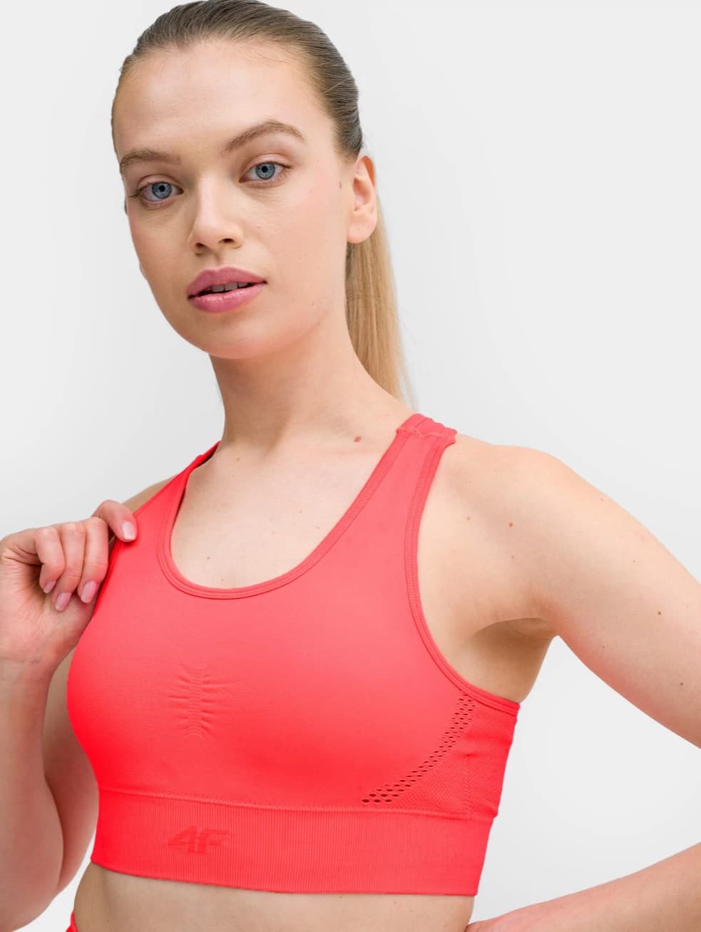 4F 4FSS23USBAF037 RED NEON Sportovní podprsenka US M/L 4FSS23USBAF037 RED NEON - náhled 1