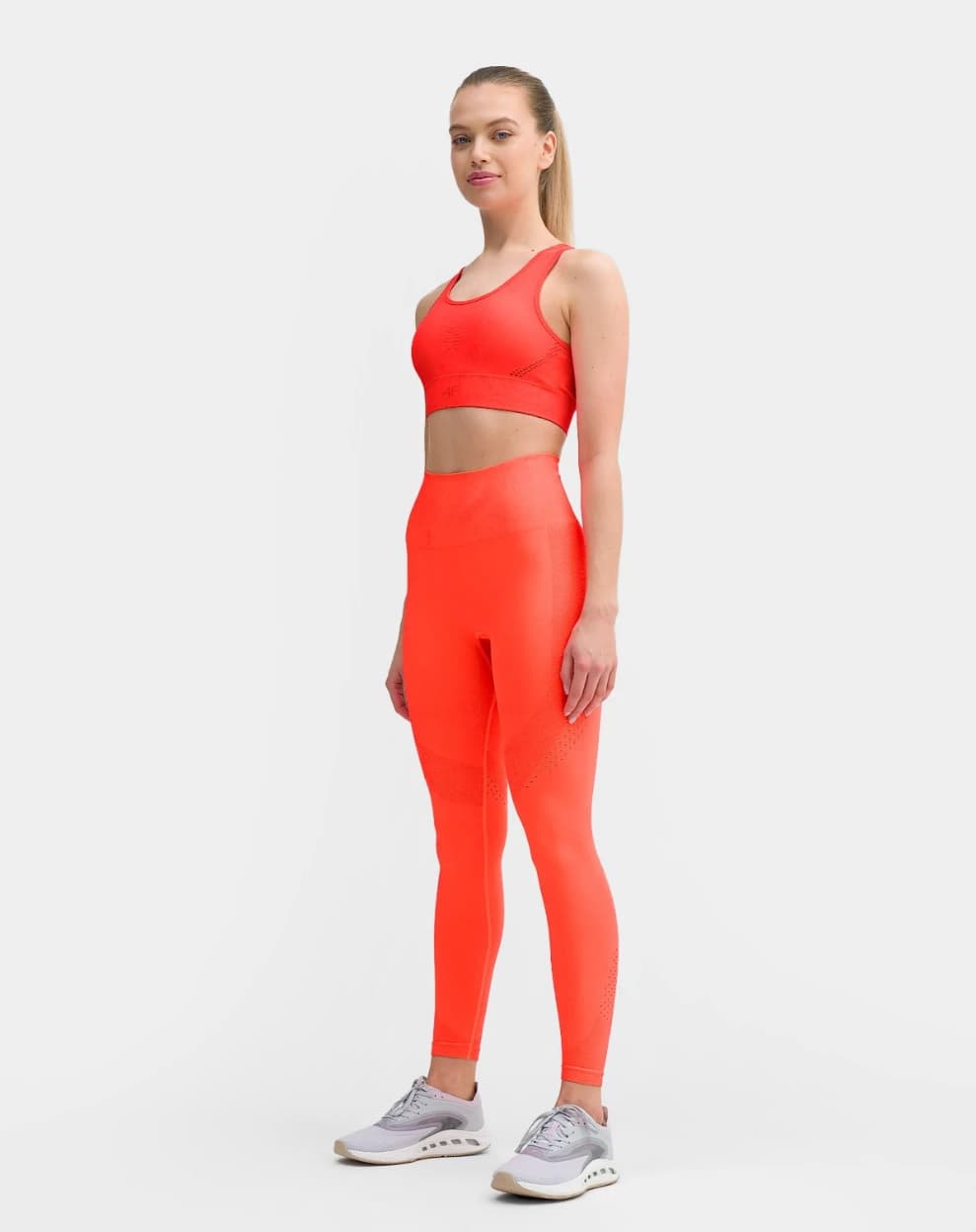 4F 4FSS23USBAF037 RED NEON Sportovní podprsenka US M/L 4FSS23USBAF037 RED NEON - náhled 5