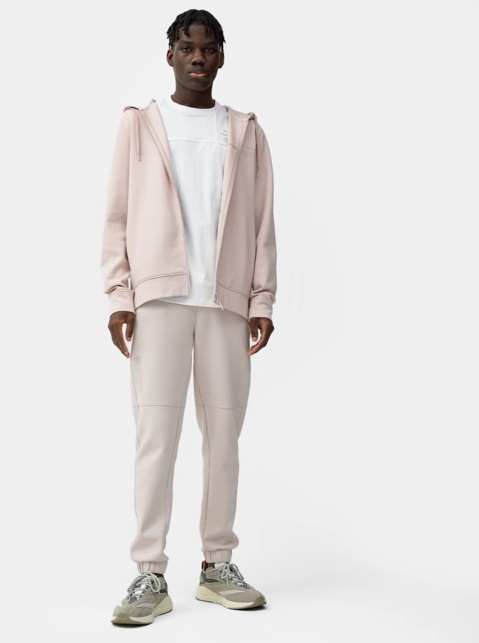 4F 4FSS23TTROM137 BEIGE Pánské tepláky US 3XL 4FSS23TTROM137 BEIGE - náhled 3