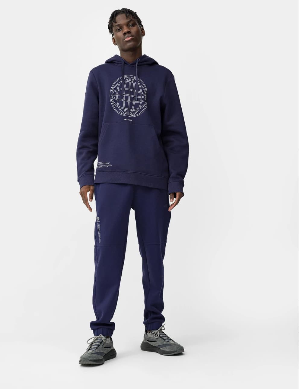4F 4FSS23TTROM137 NAVY Pánské tepláky US 3XL 4FSS23TTROM137 NAVY - náhled 4