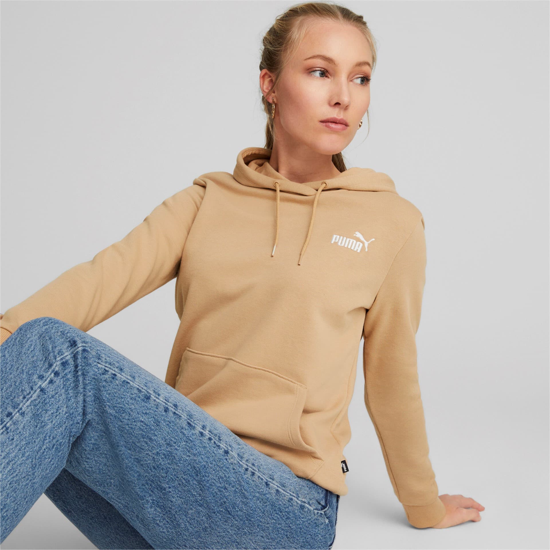 Puma ESS+ Embroidery Hoodie Dámská mikina US M 848332-89 - náhled 1