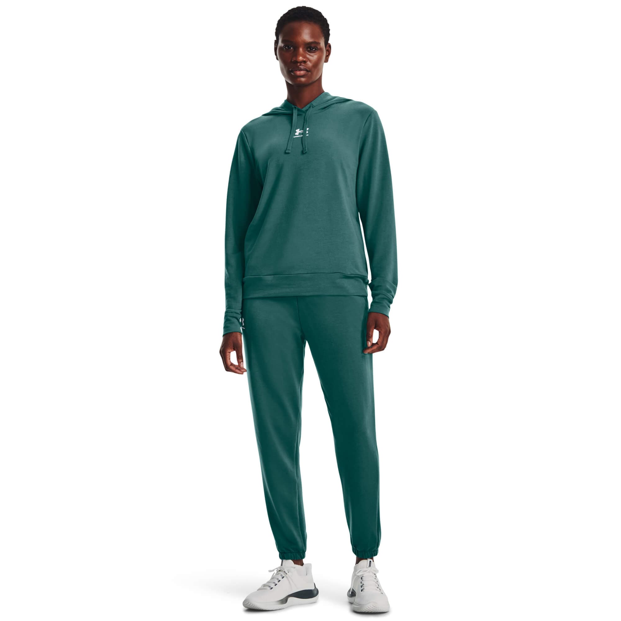 Under Armour Rival Terry Hoodie Dámská mikina US L 1369855-722 - náhled 4