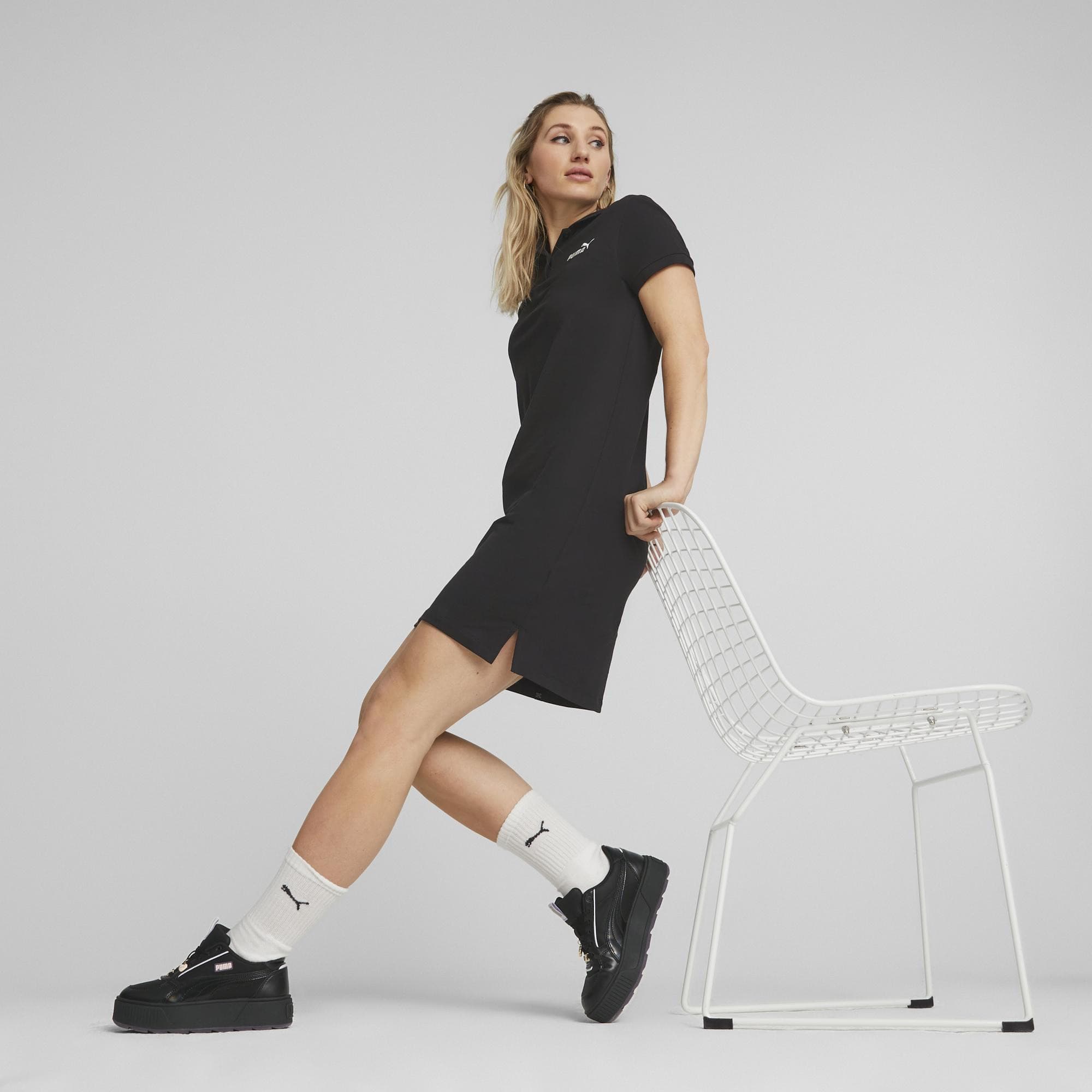 Puma ESS Elevated Polo Dress Dámské šaty US S 673790-01 - náhled 5