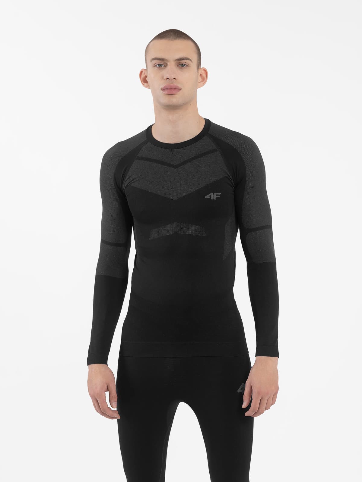 4F 4FAW23USEAM103 DEEP BLACK Pánské termo tričko US L/XL 4FAW23USEAM103 DEEP BLACK - náhled 3