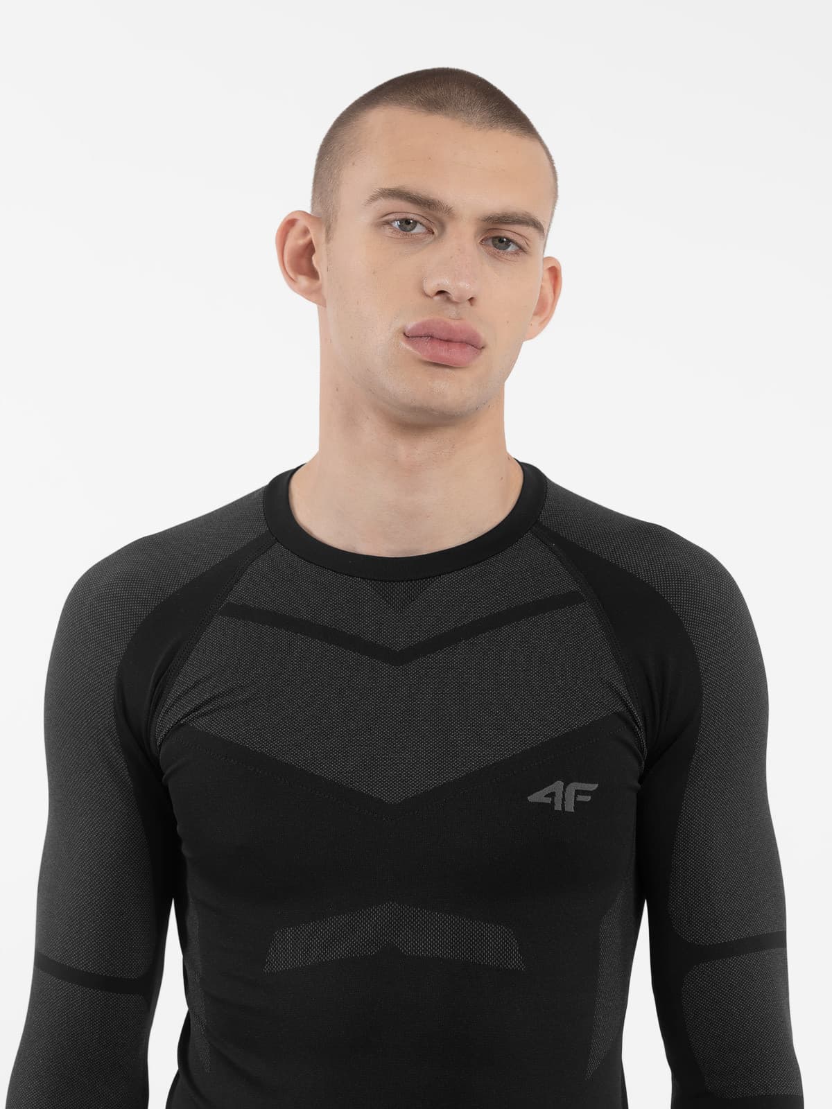4F 4FAW23USEAM103 DEEP BLACK Pánské termo tričko US L/XL 4FAW23USEAM103 DEEP BLACK - náhled 5