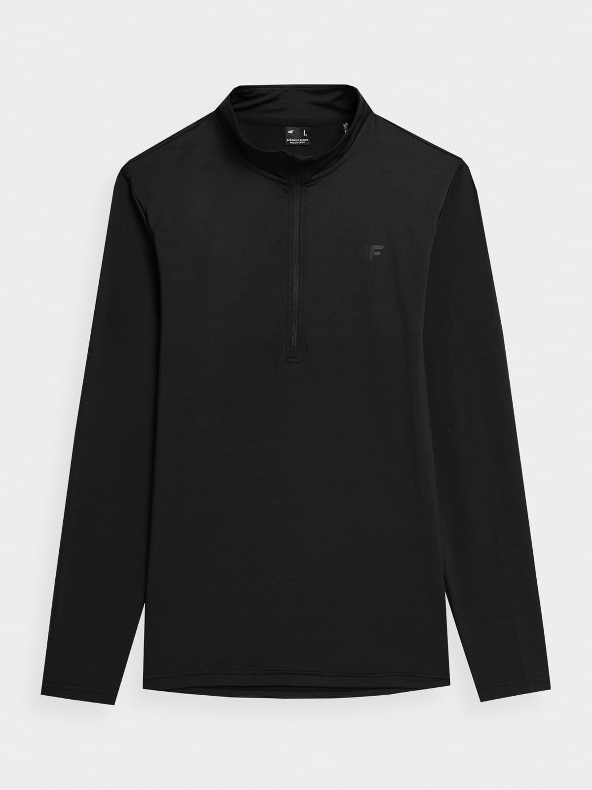 4F 4FAW23UBRUM035 DEEP BLACK Pánské termo tričko US 3XL 4FAW23UBRUM035 DEEP BLACK
