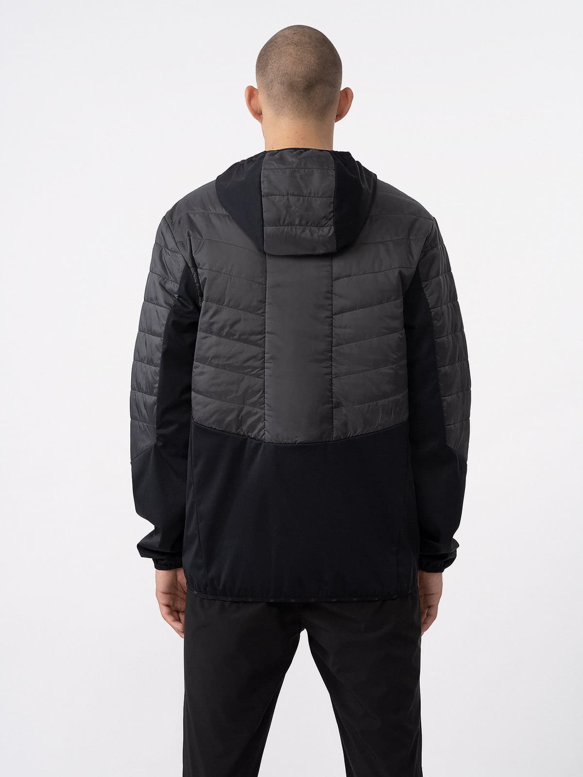 4F 4FAW23TTJAM310 ANTHRACITE Pánská treková bunda US 3XL 4FAW23TTJAM310 ANTHRACITE - náhled 2