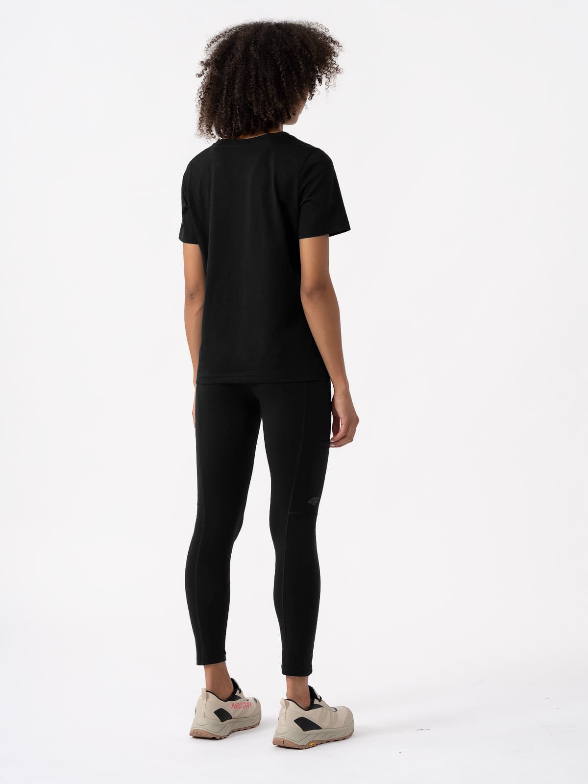 4F 4FAW23TFTRF404 DEEP BLACK Dámské trekingové legíny US L 4FAW23TFTRF404 DEEP BLACK - náhled 3