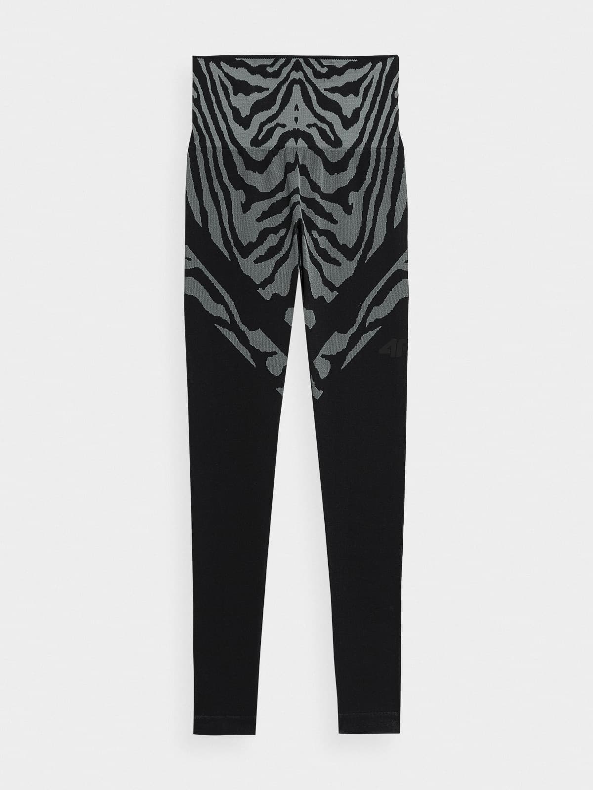 4F 4FAW23TFTIF138 DEEP BLACK ALLOVER Dámské legíny US M/L 4FAW23TFTIF138 DEEP BLACK ALL