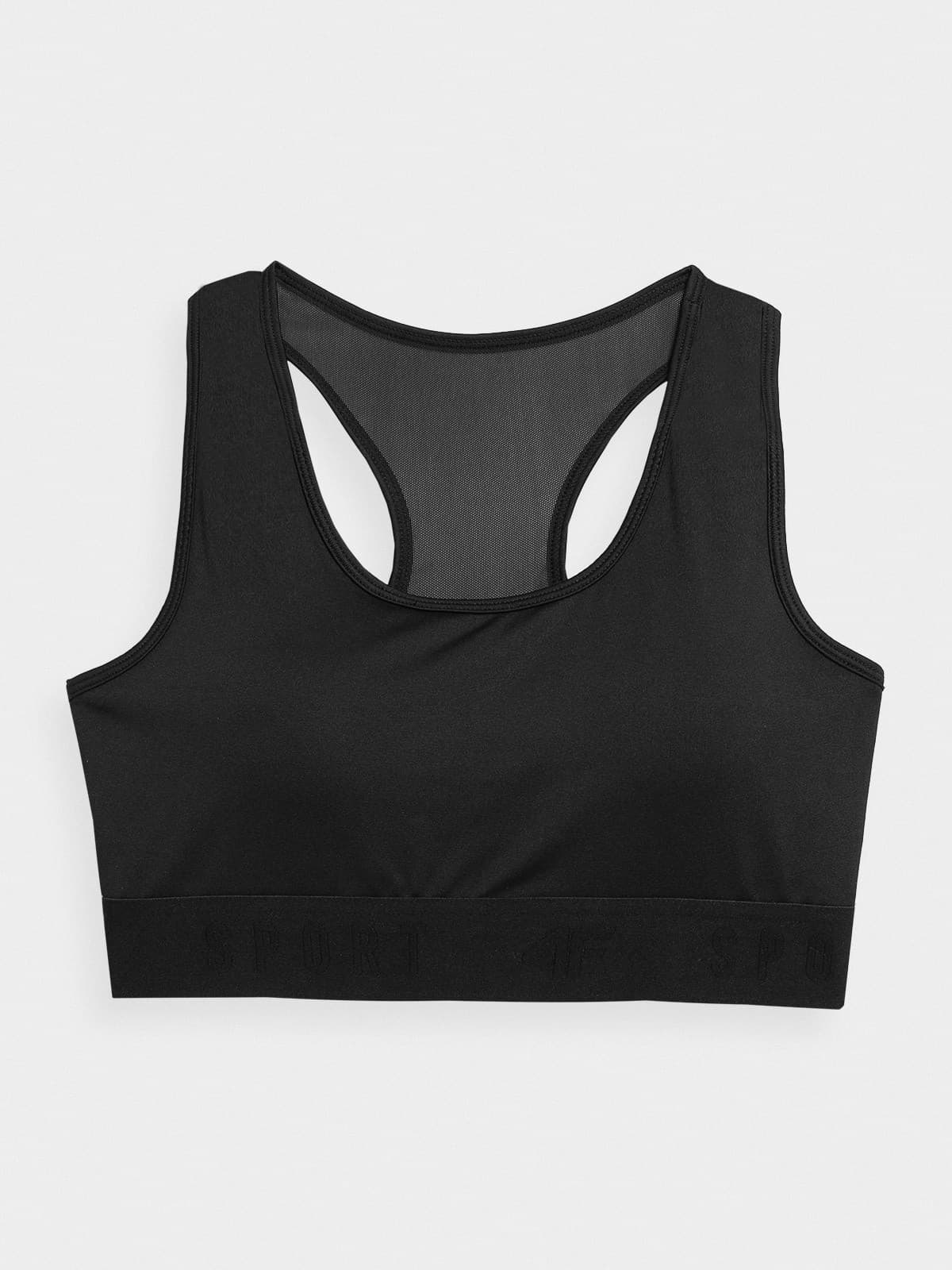 4F 4FAW23USBAF077 DEEP BLACK Dámská sportovní podprsenka US L 4FAW23USBAF077 DEEP BLACK - náhled 4