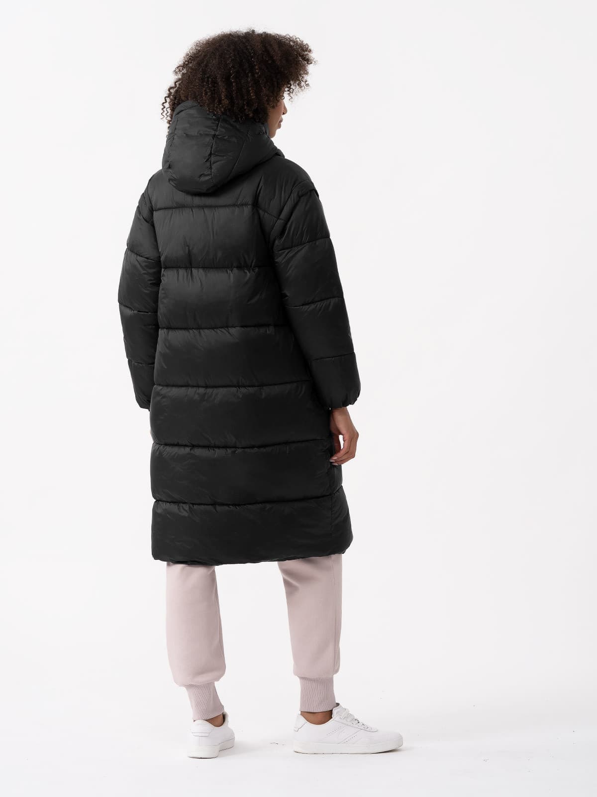 4F 4FAW23TDJAF238 DEEP BLACK Dámská bunda/vesta US L 4FAW23TDJAF238 DEEP BLACK - náhled 4