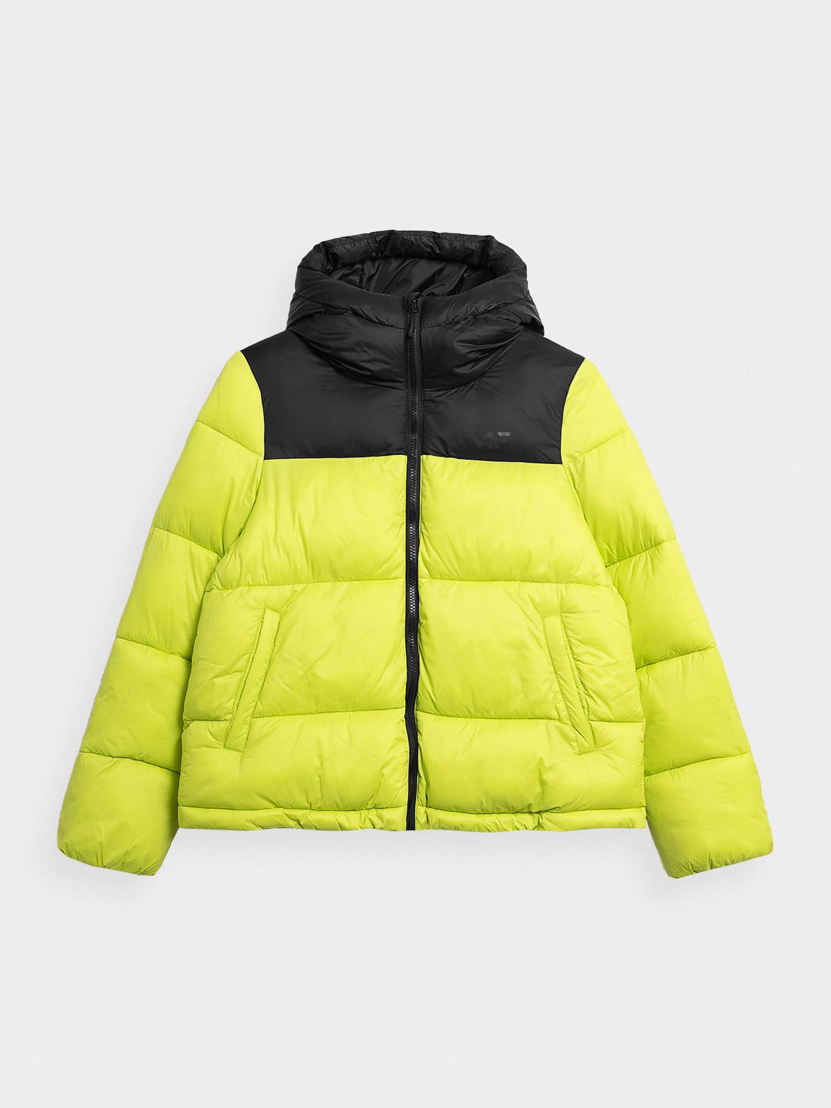 4F 4FAW23TDJAF230 CANARY GREEN Dámská bunda US L 4FAW23TDJAF230 CANARY GREEN - náhled 3