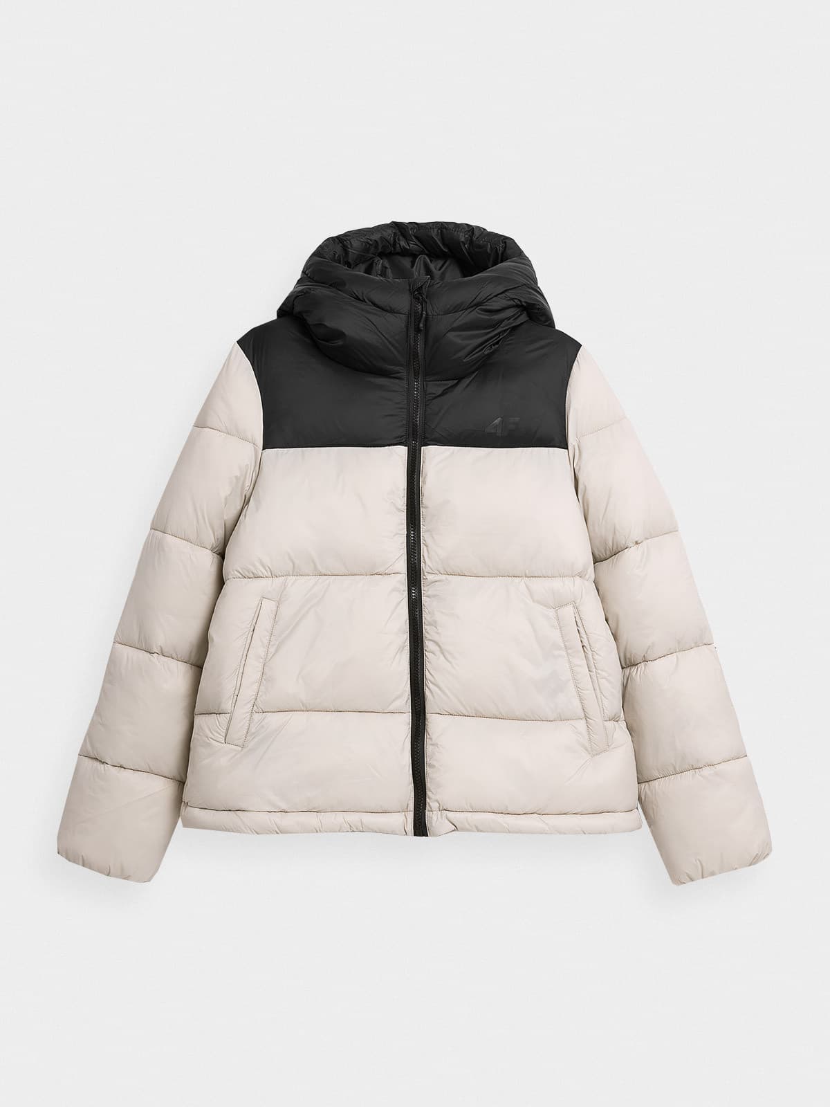 4F 4FAW23TDJAF230 BEIGE Dámská bunda US L 4FAW23TDJAF230 BEIGE - náhled 4