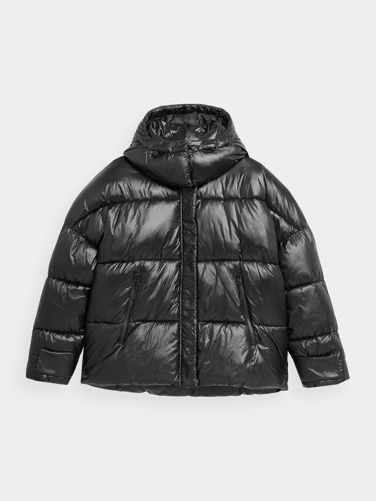 4F 4FAW23TDJAF231 DEEP BLACK Dámská bunda US L 4FAW23TDJAF231 DEEP BLACK