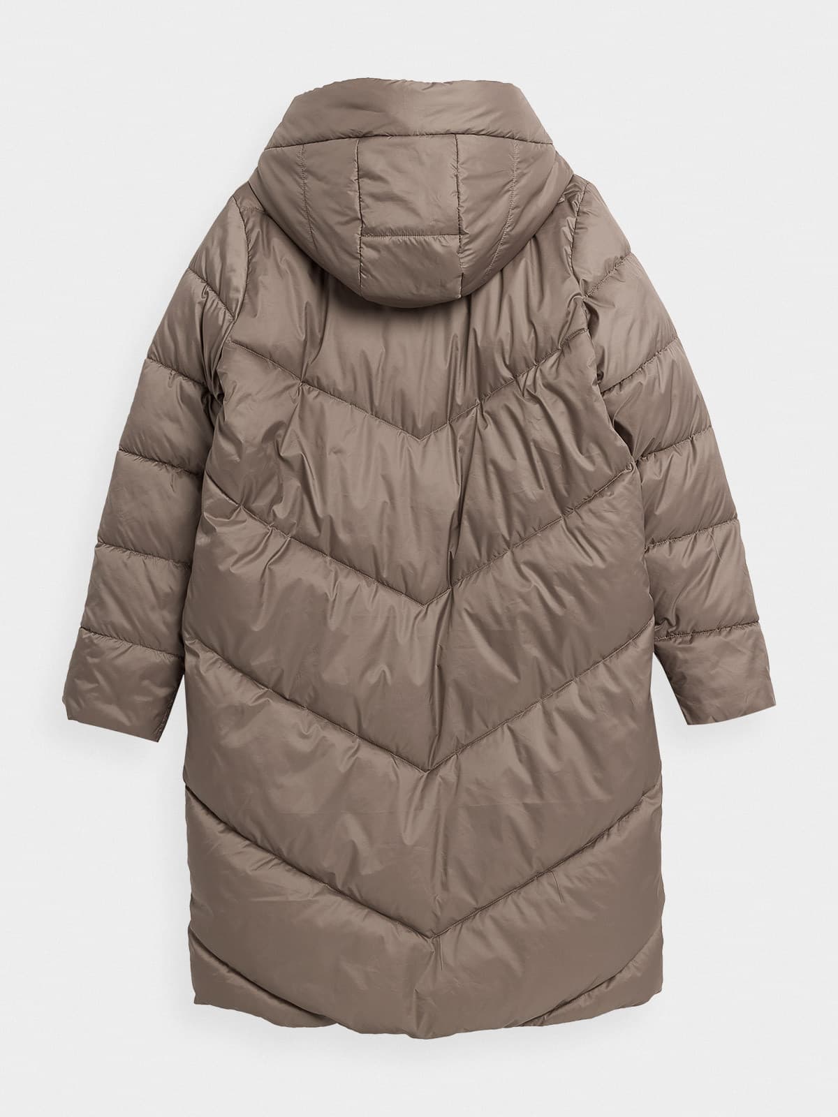 4F 4FAW23TDJAF235 LIGHT BROWN Dámský kabát US XL 4FAW23TDJAF235 LIGHT BROWN - náhled 5