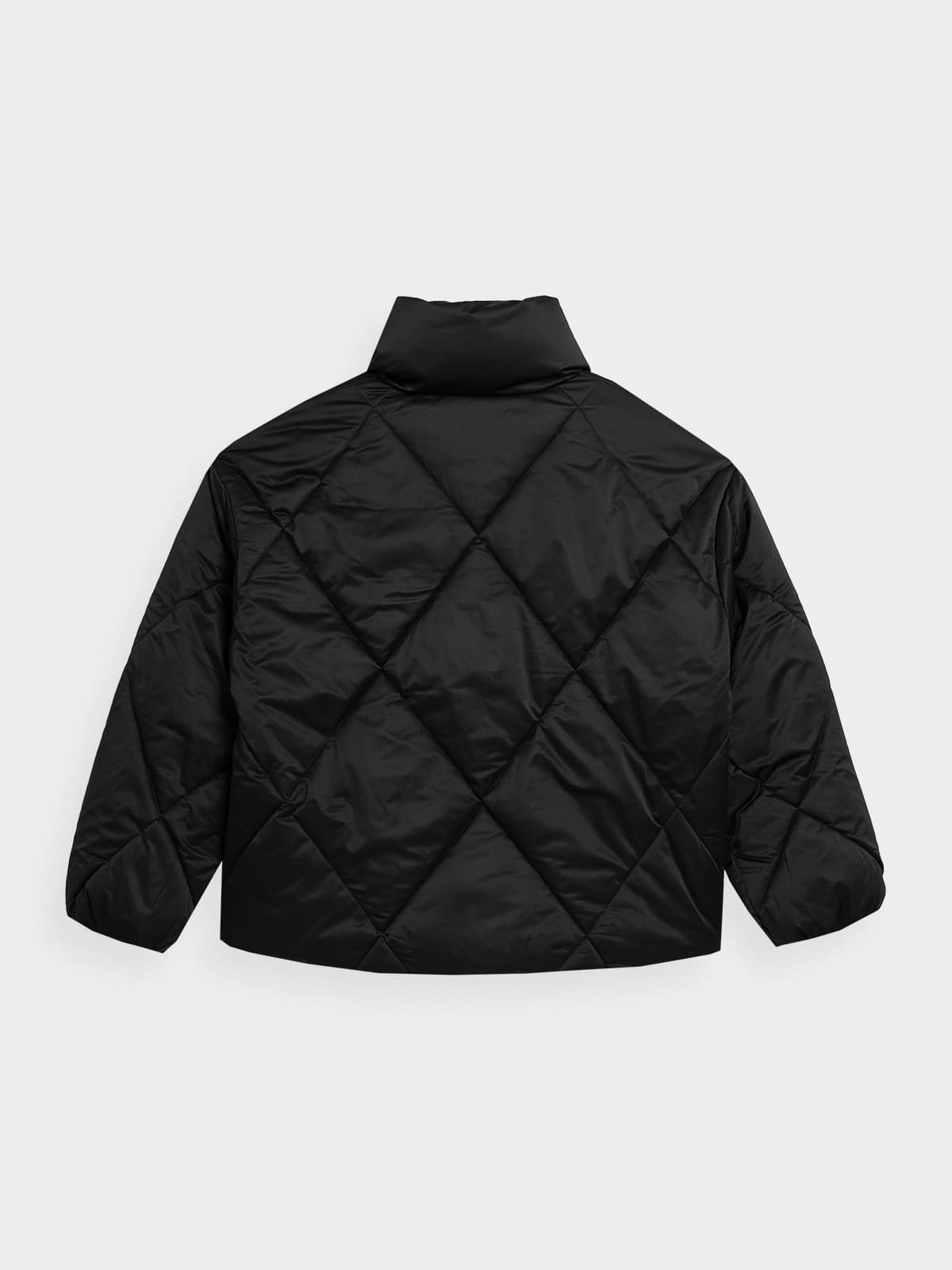 4F 4FAW23TDJAF232 DEEP BLACK Dámská bunda US L 4FAW23TDJAF232 DEEP BLACK - náhled 5