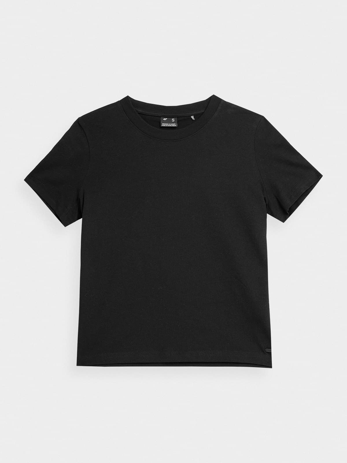 4F 4FWAW23TTSHF1169 DEEP BLACK Dámské tričko US L 4FWAW23TTSHF1169 DEEP BLACK - náhled 3
