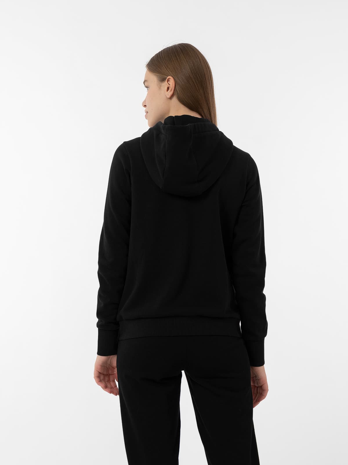 4F 4FAW23TSWSF0730 DEEP BLACK Dámská mikina US L 4FAW23TSWSF0730 DEEP BLACK - náhled 3