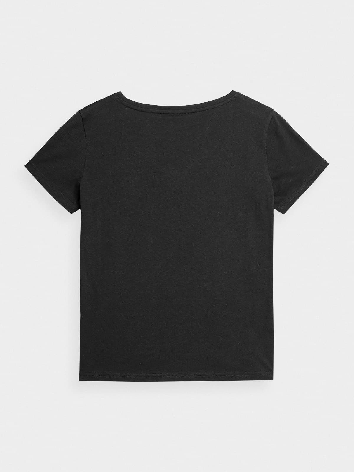 4F 4FAW23TTSHF0908 DEEP BLACK Dámské tričko US L 4FAW23TTSHF0908 DEEP BLACK - náhled 2