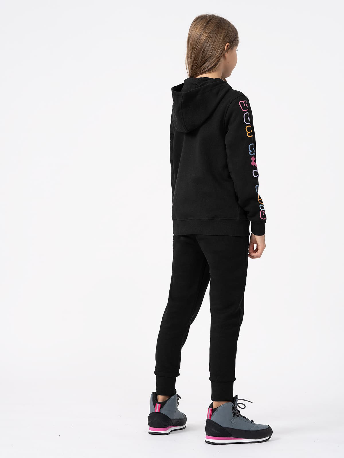 4F 4FJAW23TTROF515 DEEP BLACK Dětské tepláky EU 122 4FJAW23TTROF515 DEEP BLACK - náhled 5