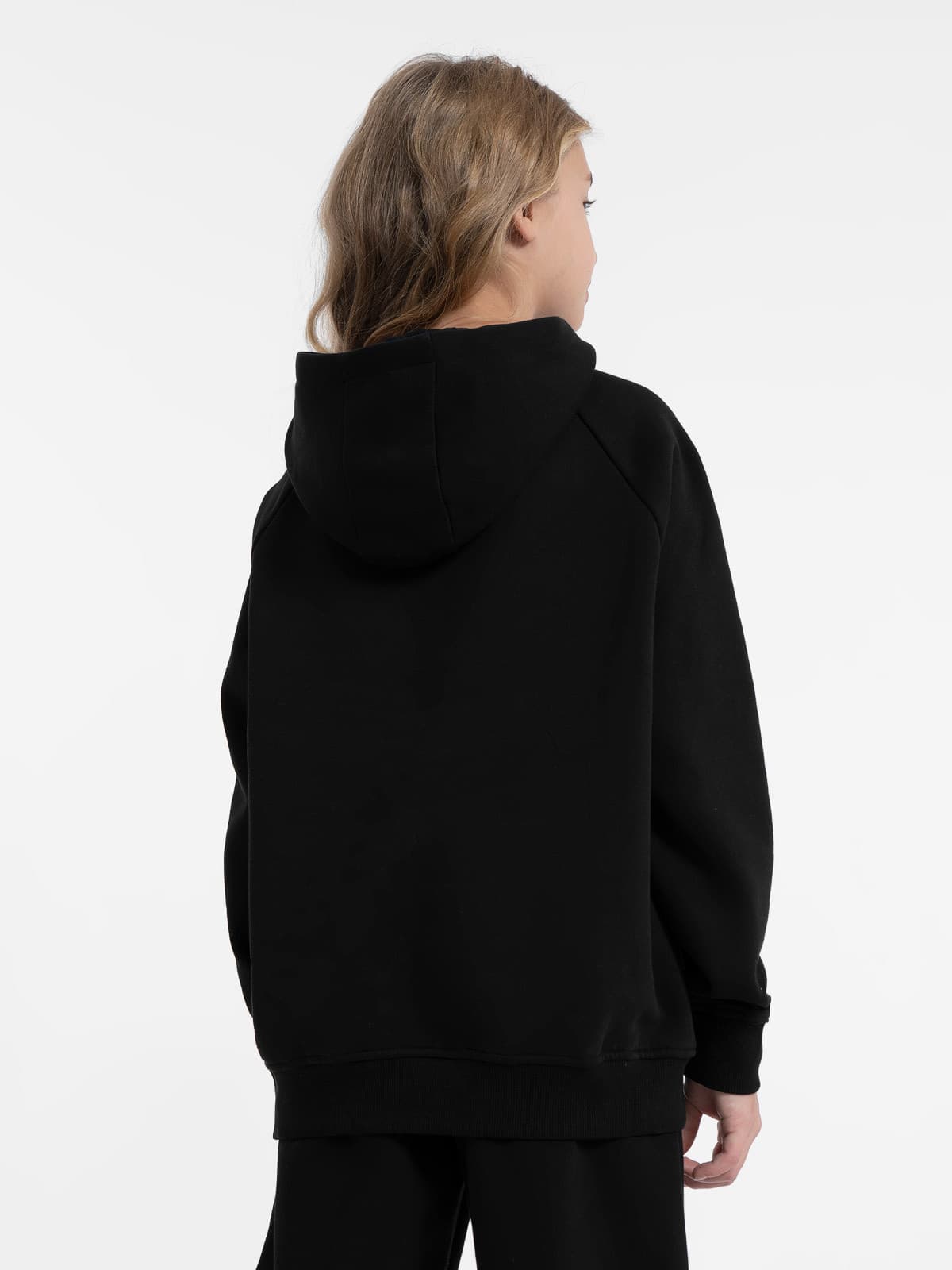 4F 4FJAW23TSWSF638 DEEP BLACK Dětská mikina EU 128 4FJAW23TSWSF638 DEEP BLACK - náhled 2