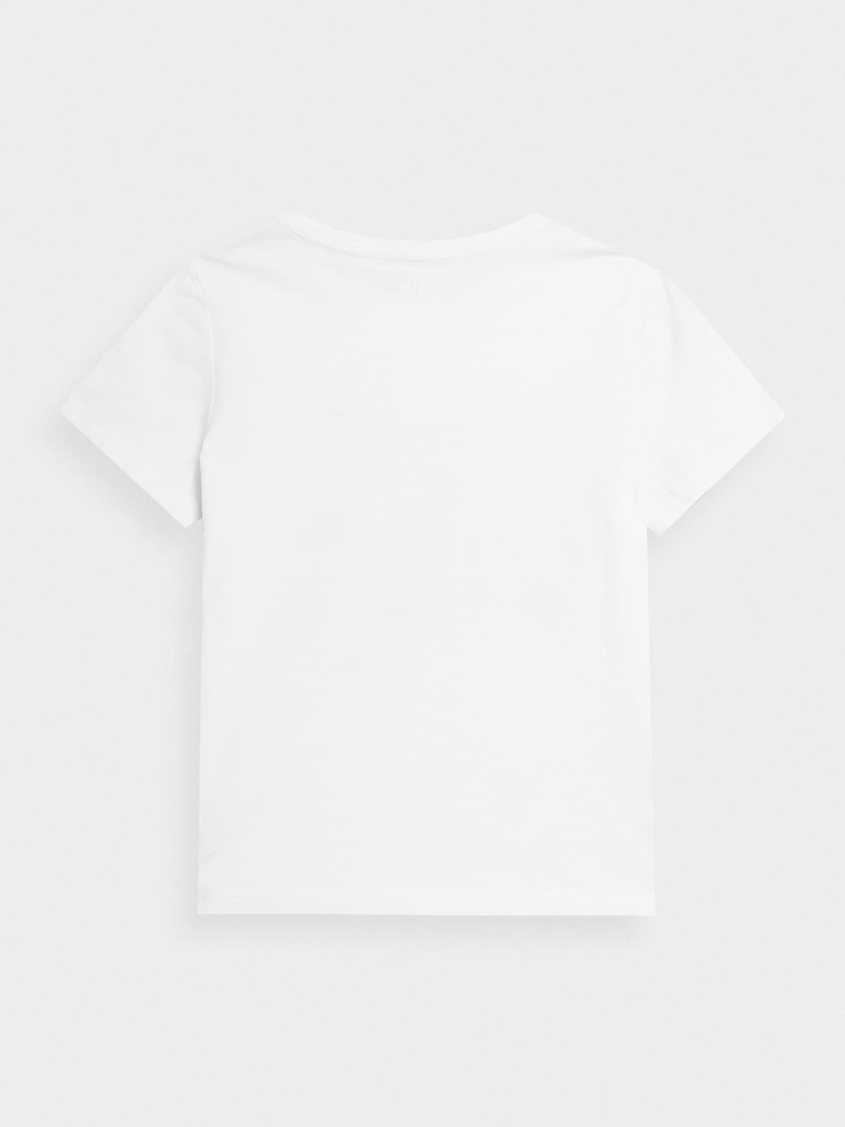 4F 4FJAW23TTSHF0826 WHITE Dětské tričko EU 122 4FJAW23TTSHF0826 WHITE - náhled 5