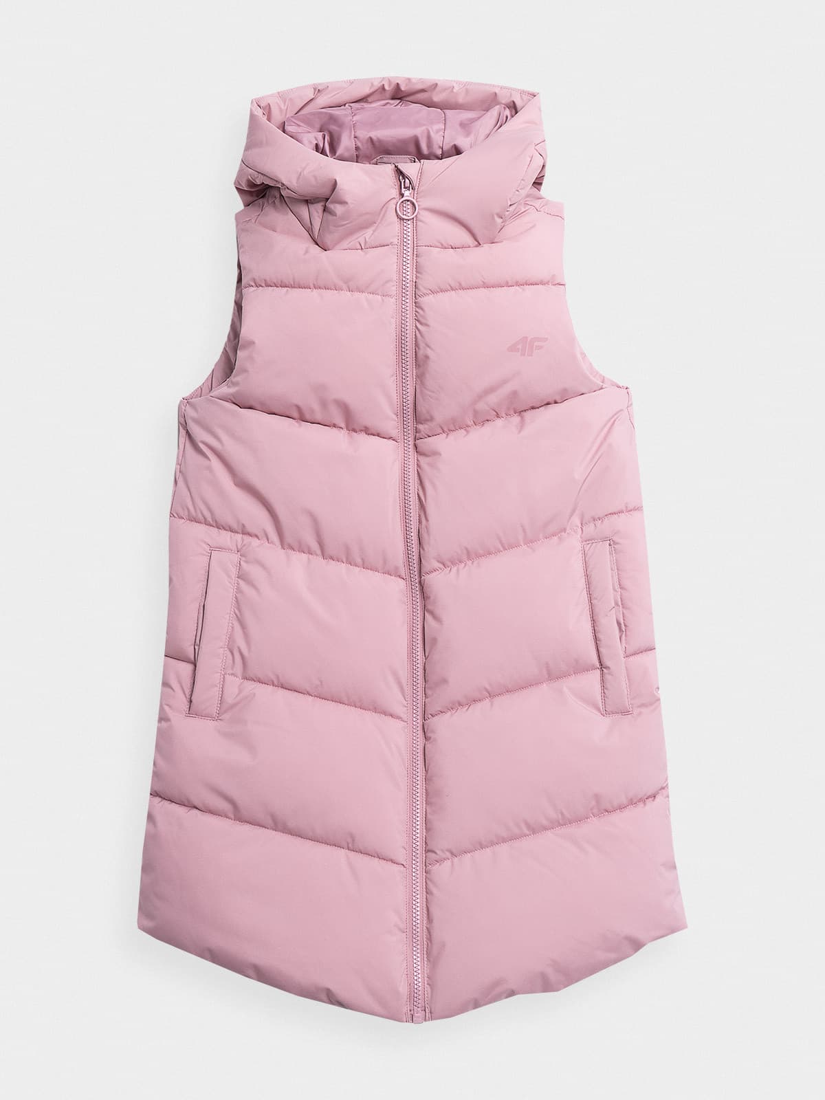 4F 4FJAW23TVJAF046 LIGHT PINK Dětská vesta EU 122 4FJAW23TVJAF046 LIGHT PINK - náhled 5