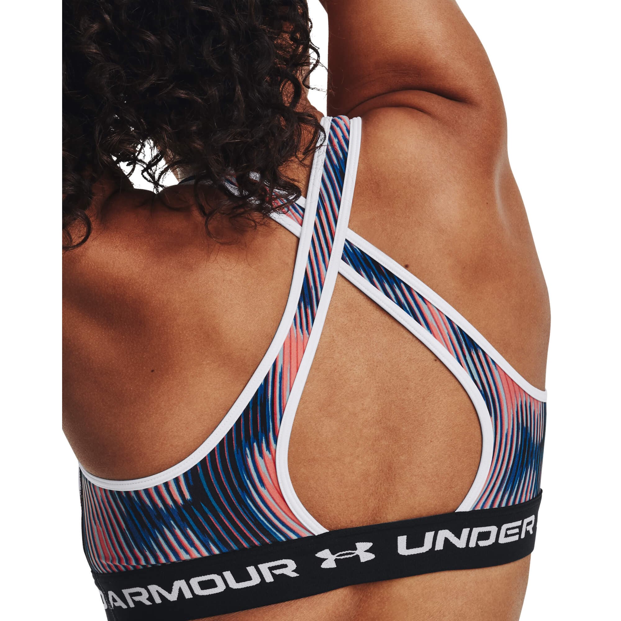Under Armour UA Crossback Mid Print Dámská sportovní podprsenka US S 1361042-963 - náhled 5