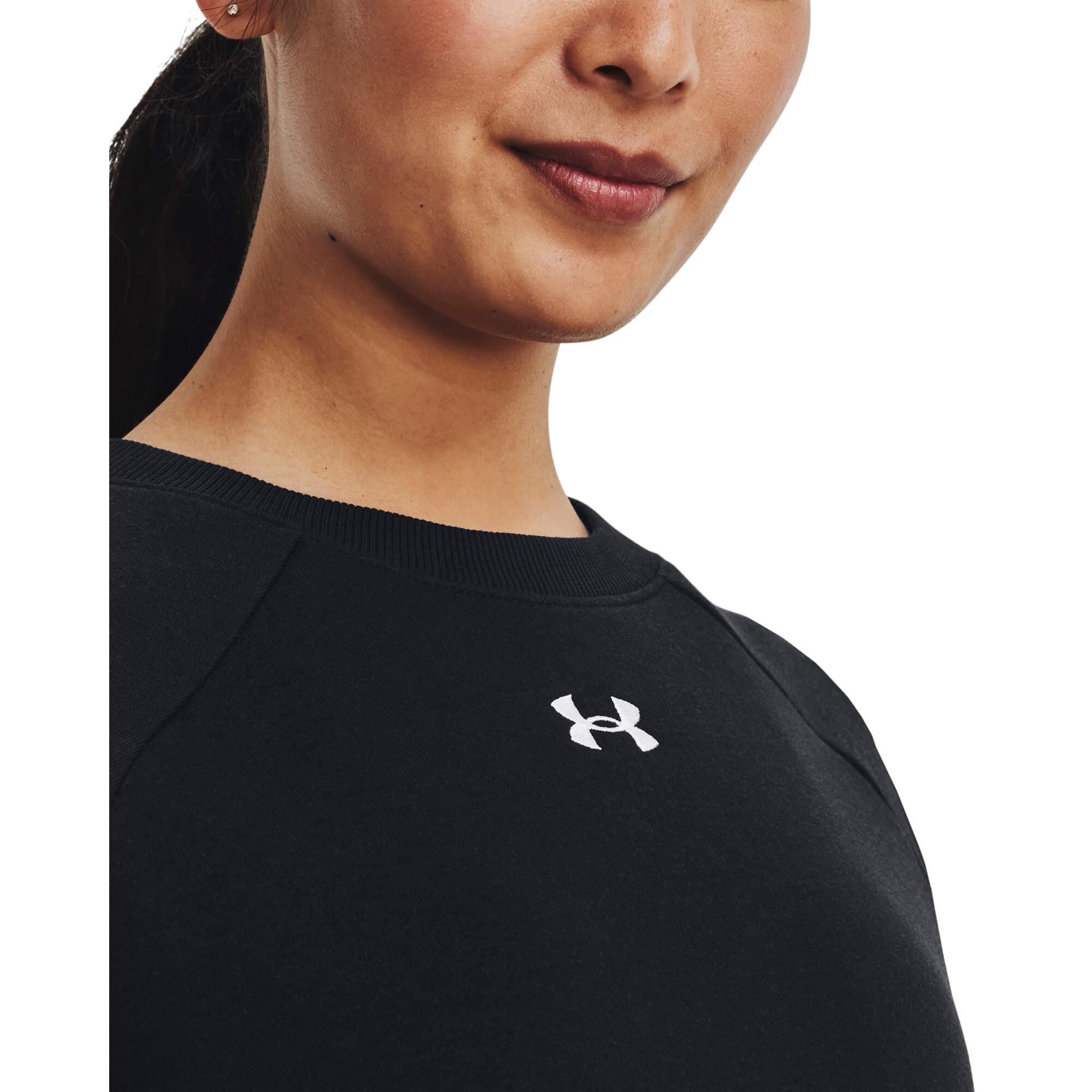 Under Armour UA Rival Fleece Crew Dámská mikina US XS 1379508-001 - náhled 5